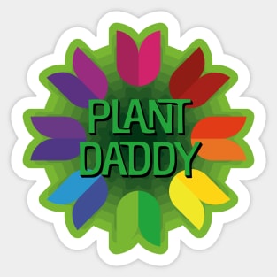 Plant Daddy, tulips Sticker